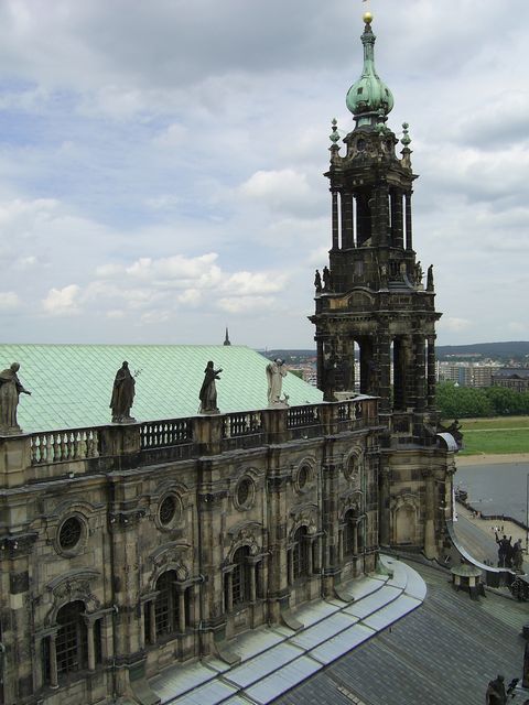 Dresden Blick vom Schlossturm