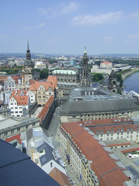 Dresden Blick von der Frauenkirche