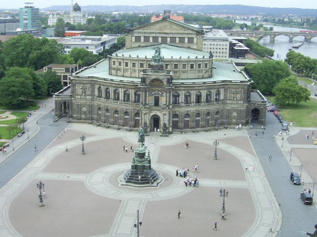 Dresden Blick vom Schlossturm